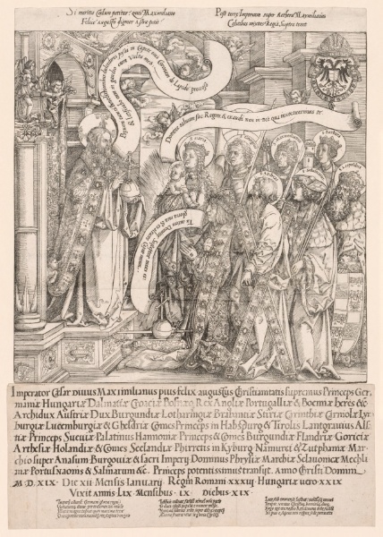 Maximilian Presented by His Patron Saints to the Almighty