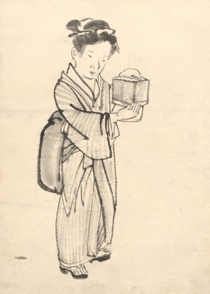 Girl Holding a Cricket Cage
