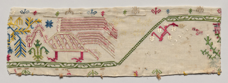 Fragment from an Embroidered Border
