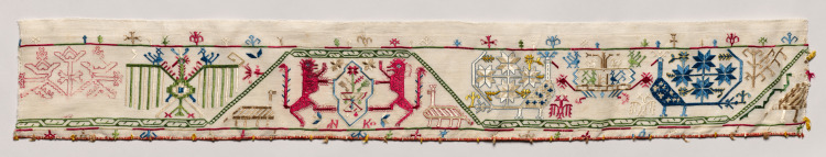Fragment from an Embroidered Border
