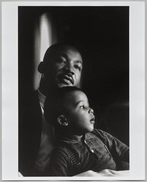 Dr. Martin Luther King with son Dexter, Atlanta, 1964