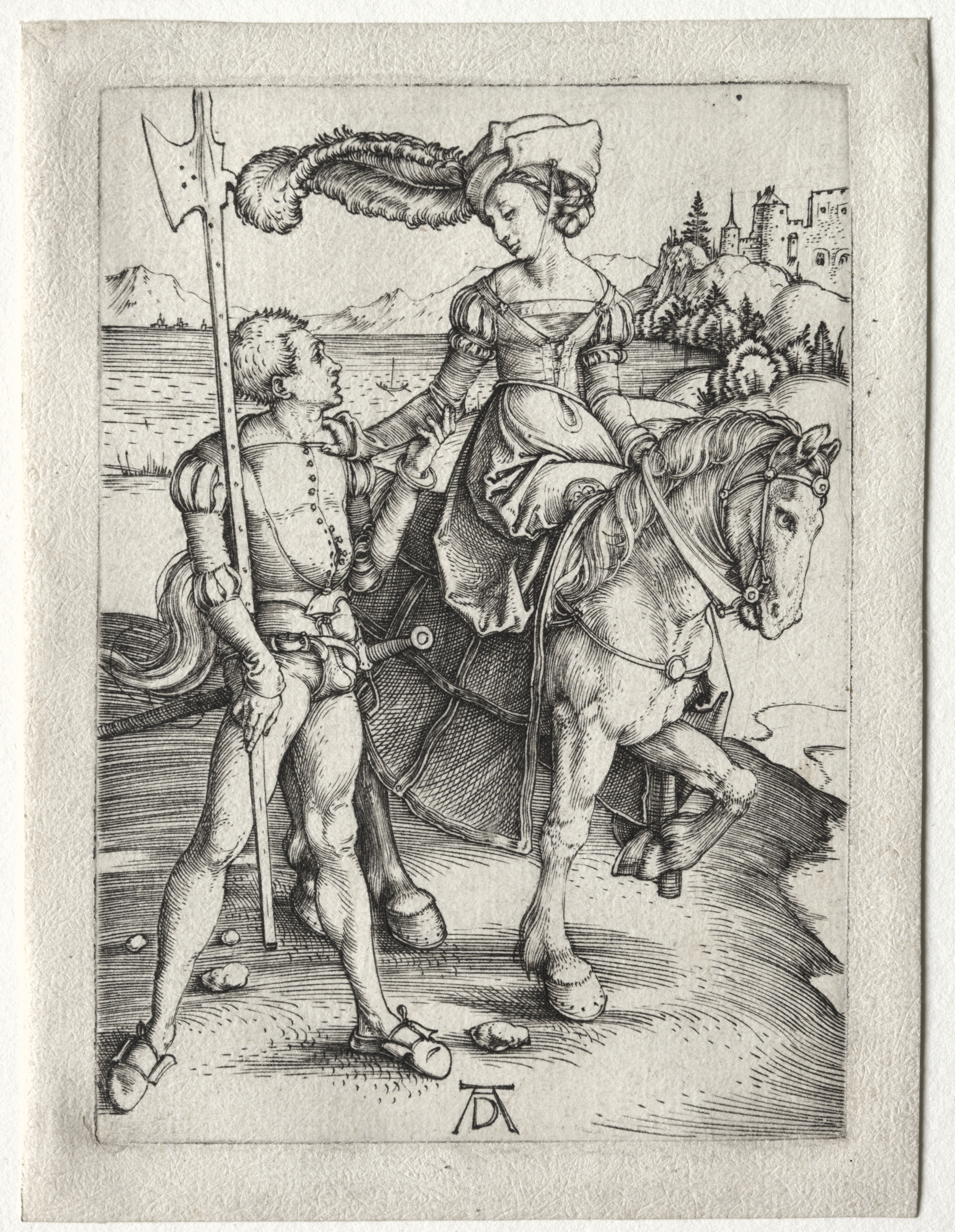 The Lady Riding and the Landsknecht