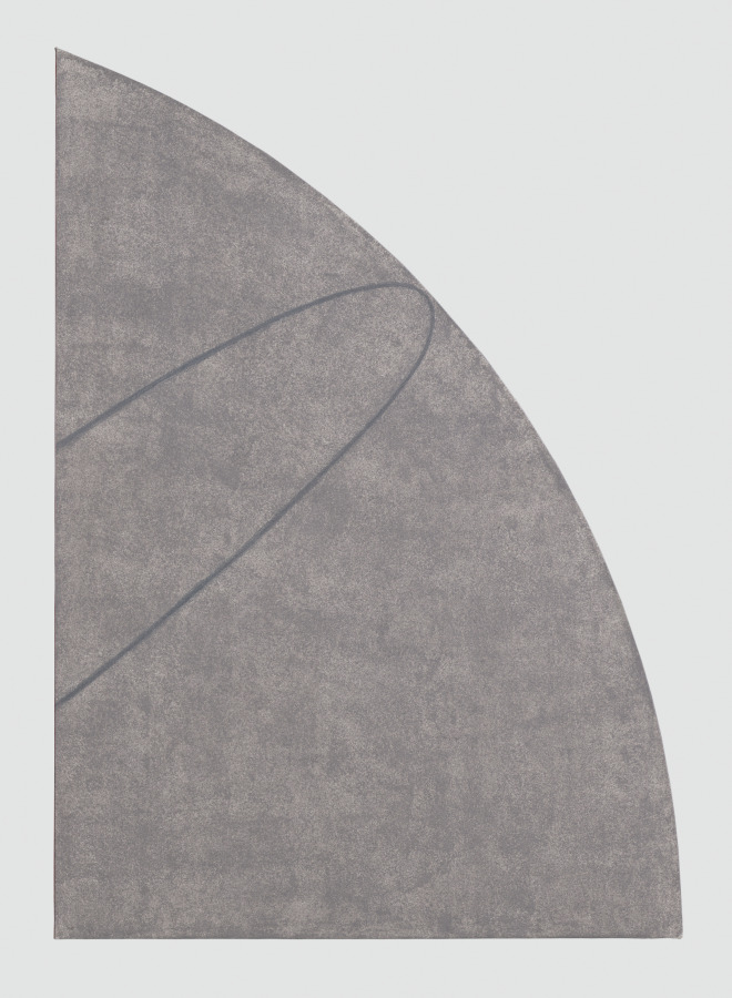 Curved Plane/Figure VII (Study), Robert Mangold, 1995