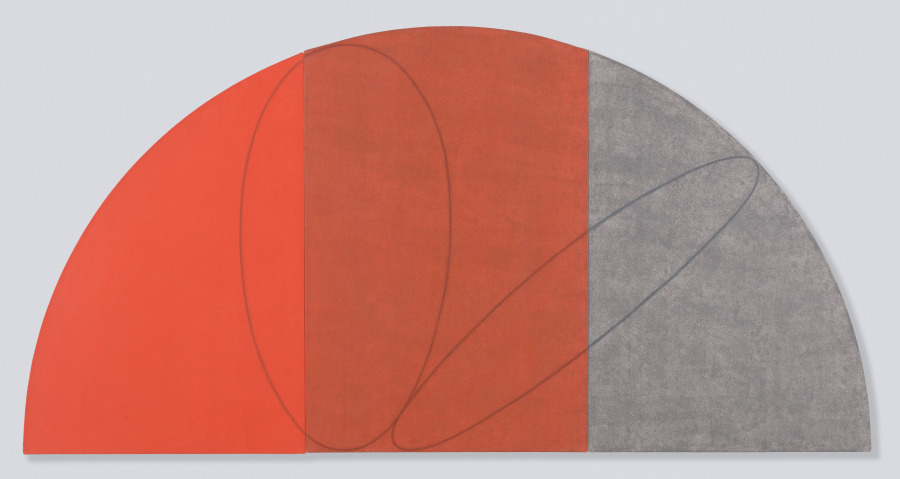 Curved Plane/Figure VII (Study), Robert Mangold, 1995
