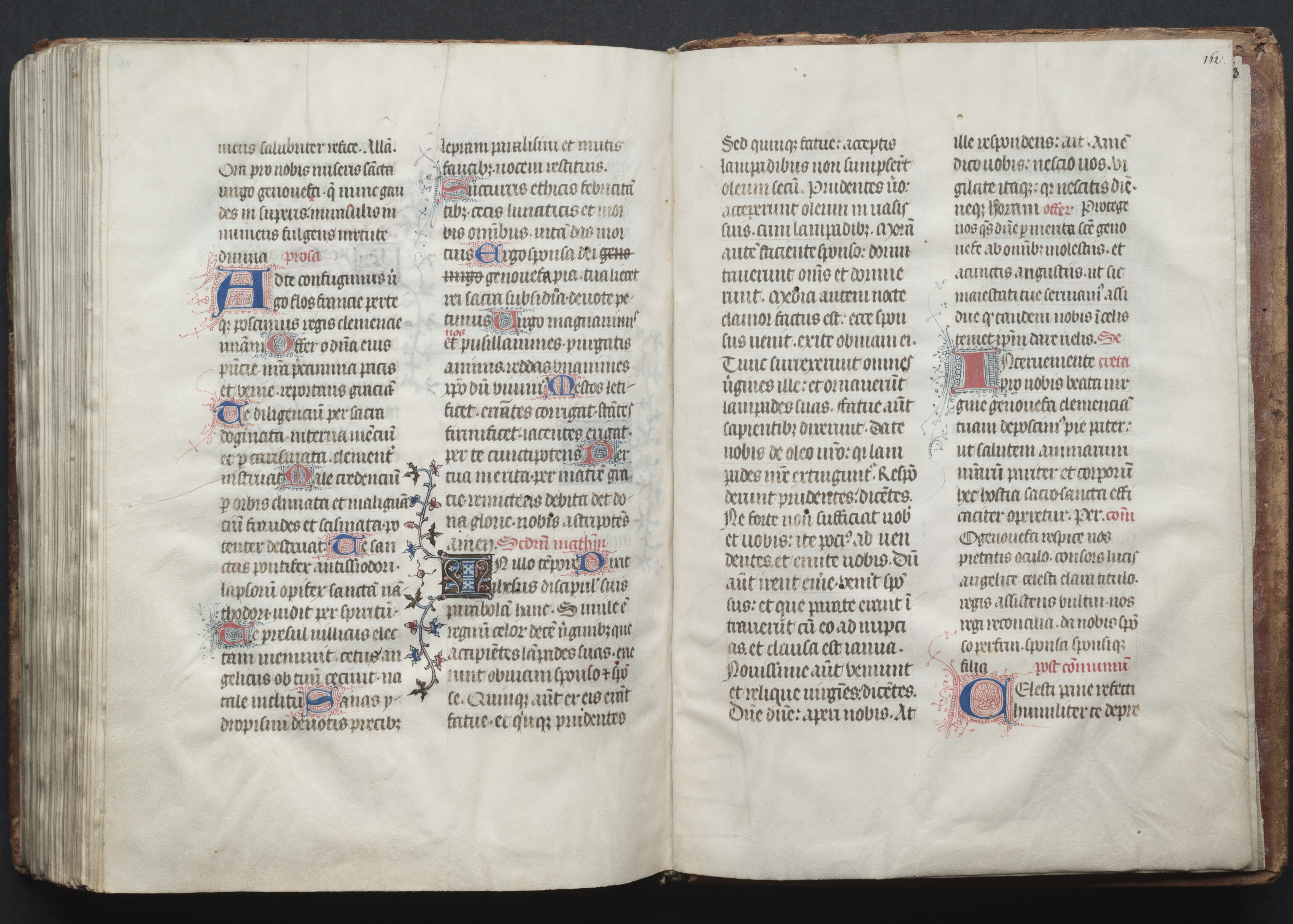 The Gotha Missal:  Fol. 161v, Text