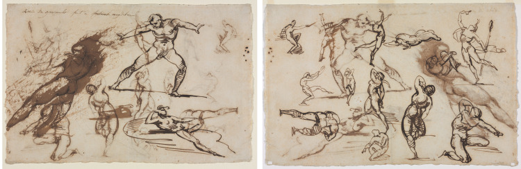 Sheet of Sketches (recto and verso)