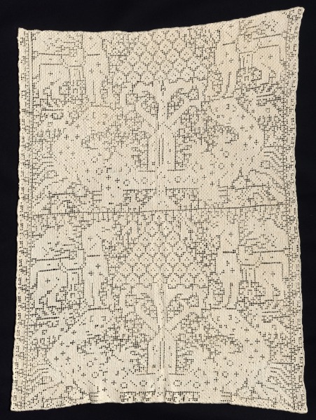 Panel with a Pattern of Trees and Unidentified Animals