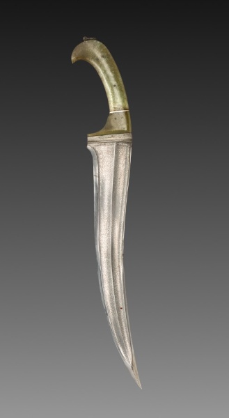 Knife with Jade Handle