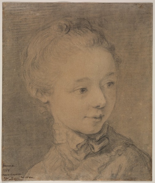 Head of a Young Girl Turning toward the Right
