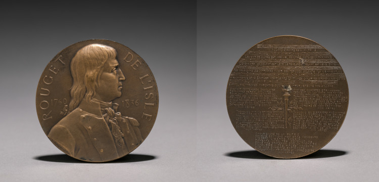 Medal of Claude Joseph Rouget de L'Isle (1760-1836)