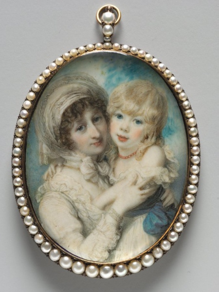 Portrait of Catherine Clemens and Her Son, John Marcus Clemens