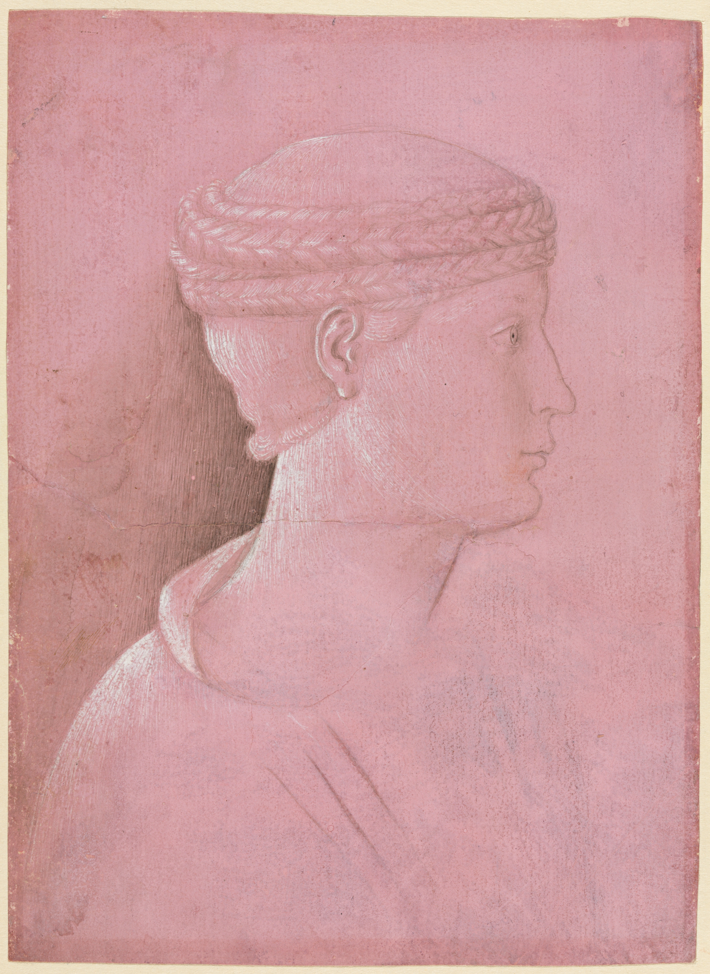 Bust of a Woman (recto)
