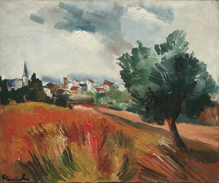 Red Fields, Maurice de Vlaminck, c. 1908
