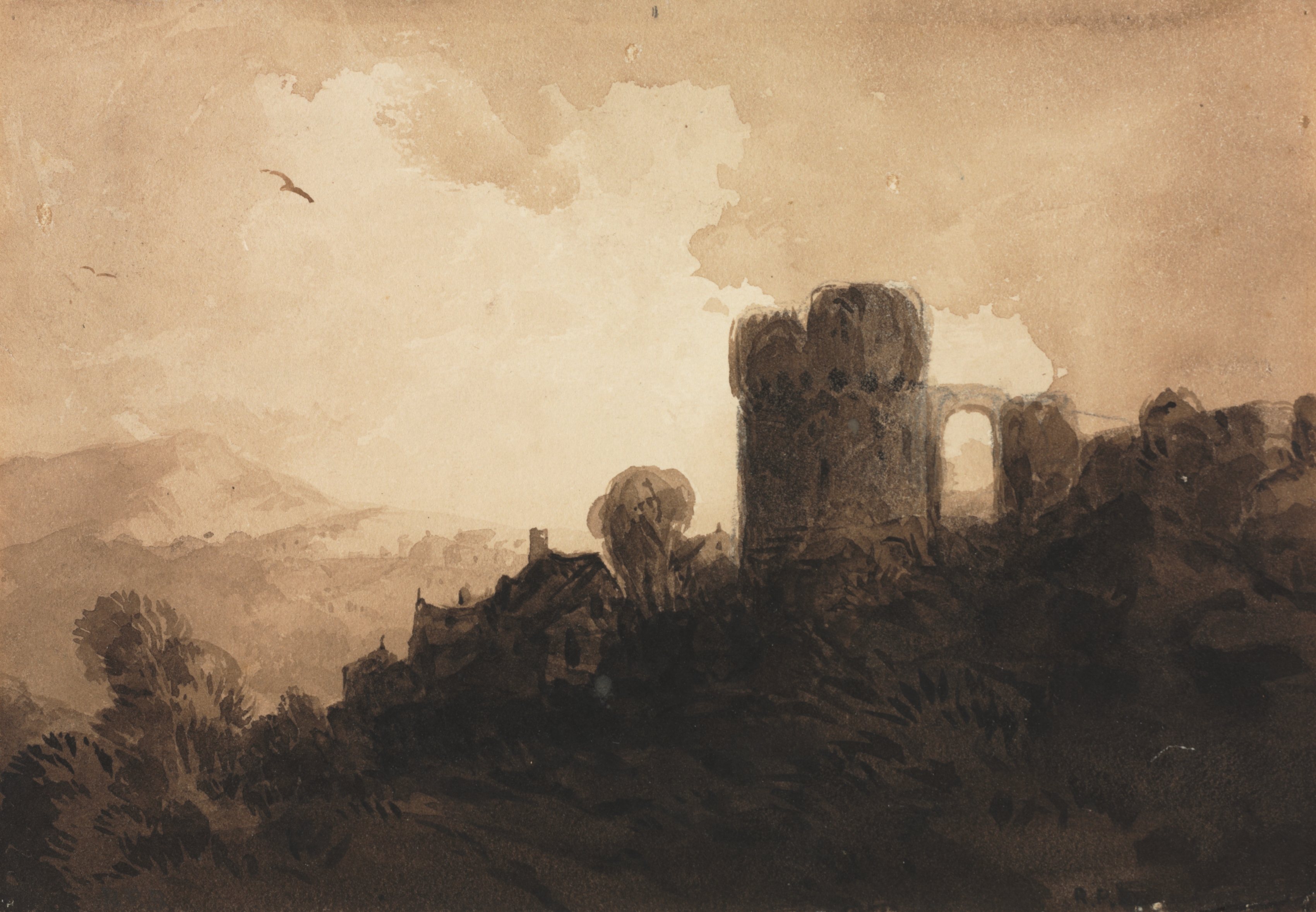 Landscape with Castle Ruin
