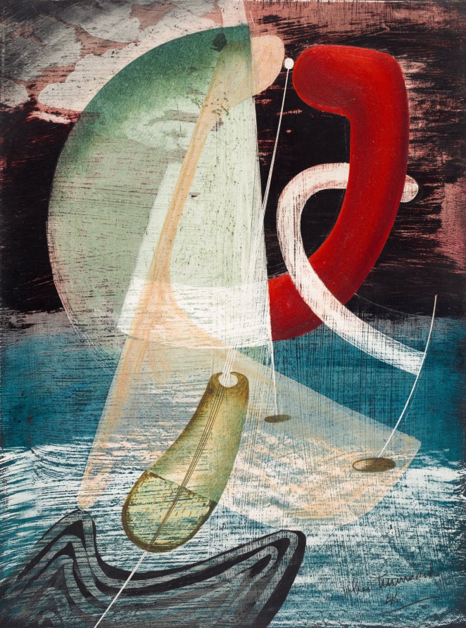 Seascape, John Tunnard, 1945