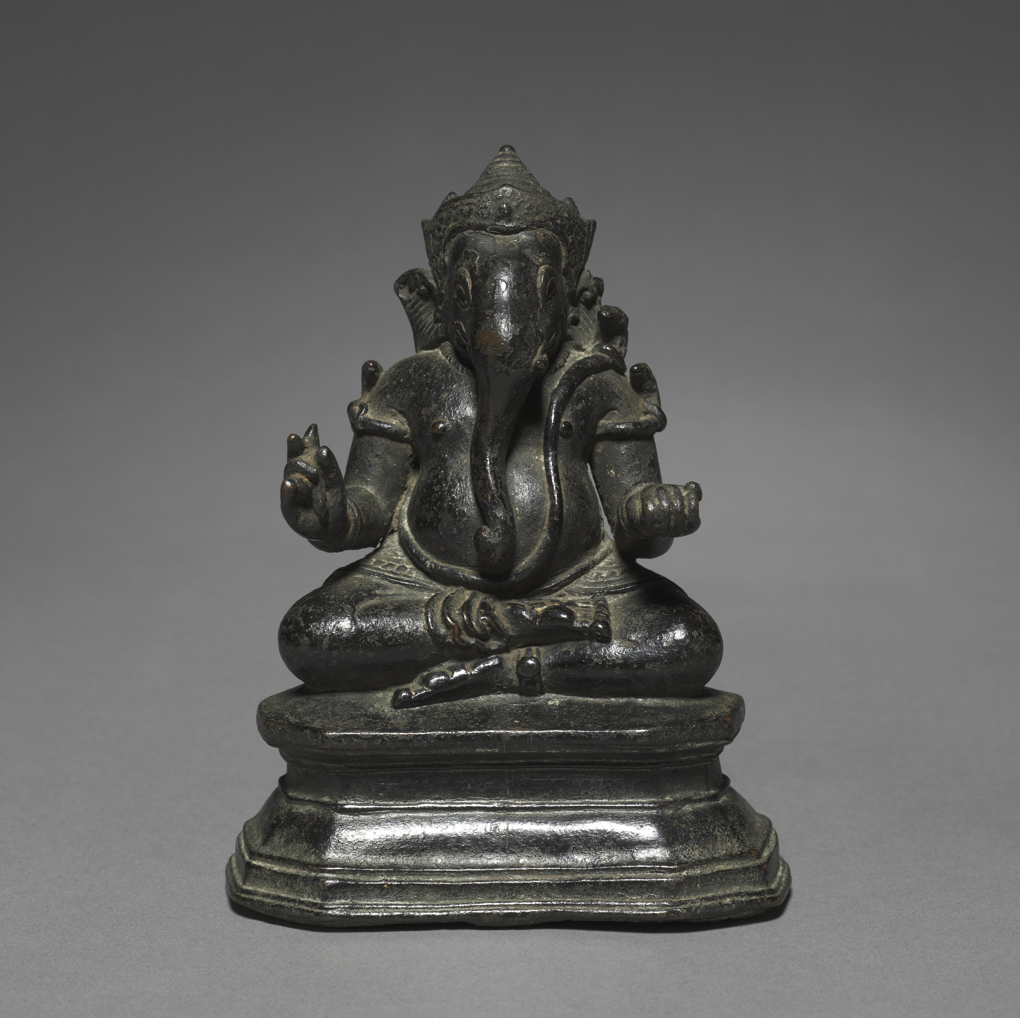 Seated Two-armed Ganesa