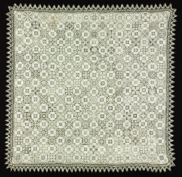 Cloth with Floral and Vegetal Patterns