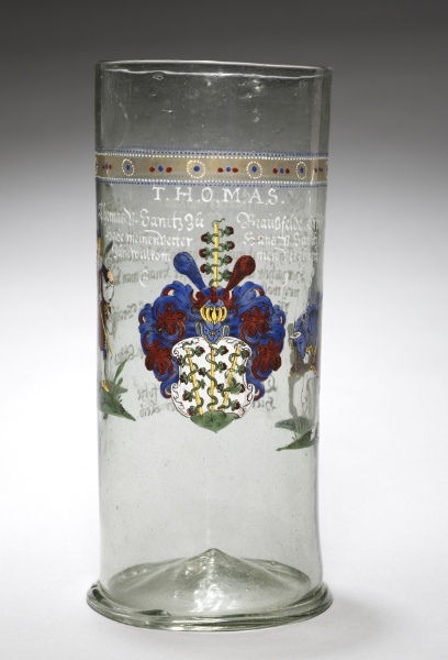Beaker ("Welcome Glass") with Arms and Inscriptions