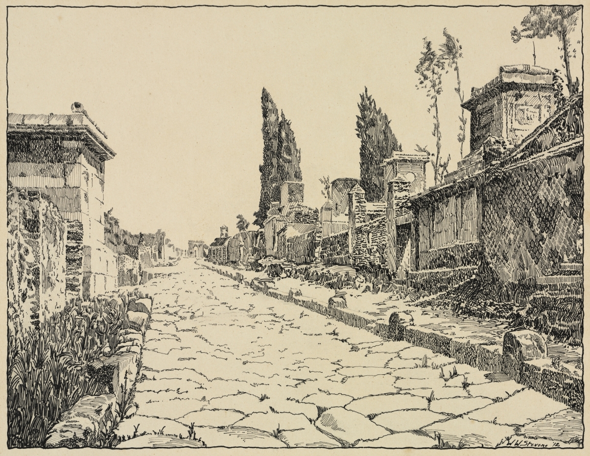 The Appian Way, William Wentworth Stevens, 1912