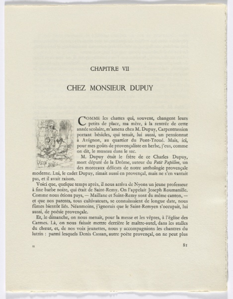 Frédéric Mistral: Mémoires et Recits by Frédéric Mistral: three figures (page 81)
