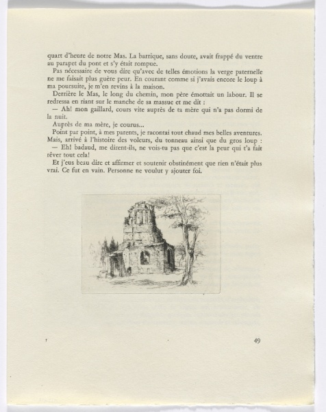 Frédéric Mistral: Mémoires et Recits by Frédéric Mistral: ruin (page 49)