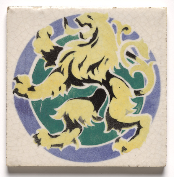Tile- Heraldic Lion