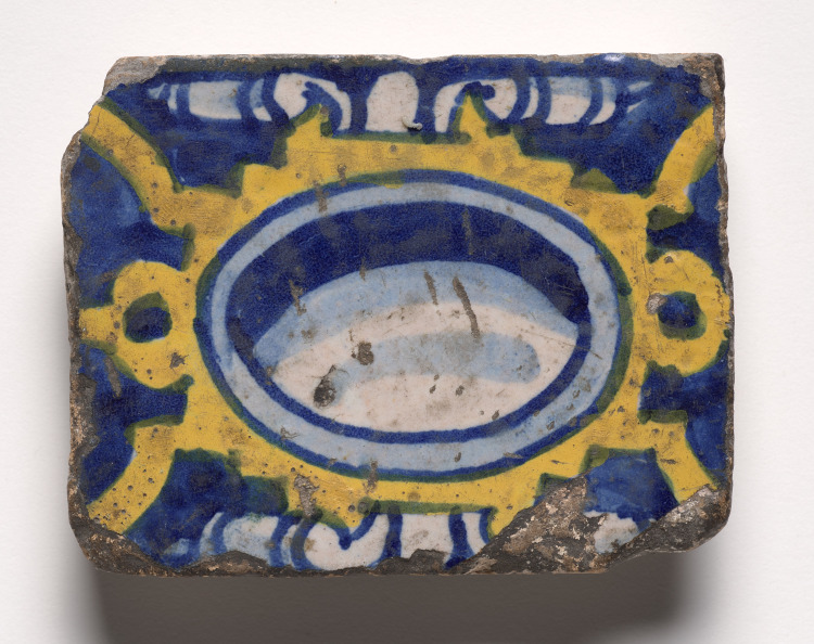 Wall Tile- Oval Medallion or Ornament