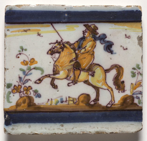 Wall Tile- Knight on Horseback