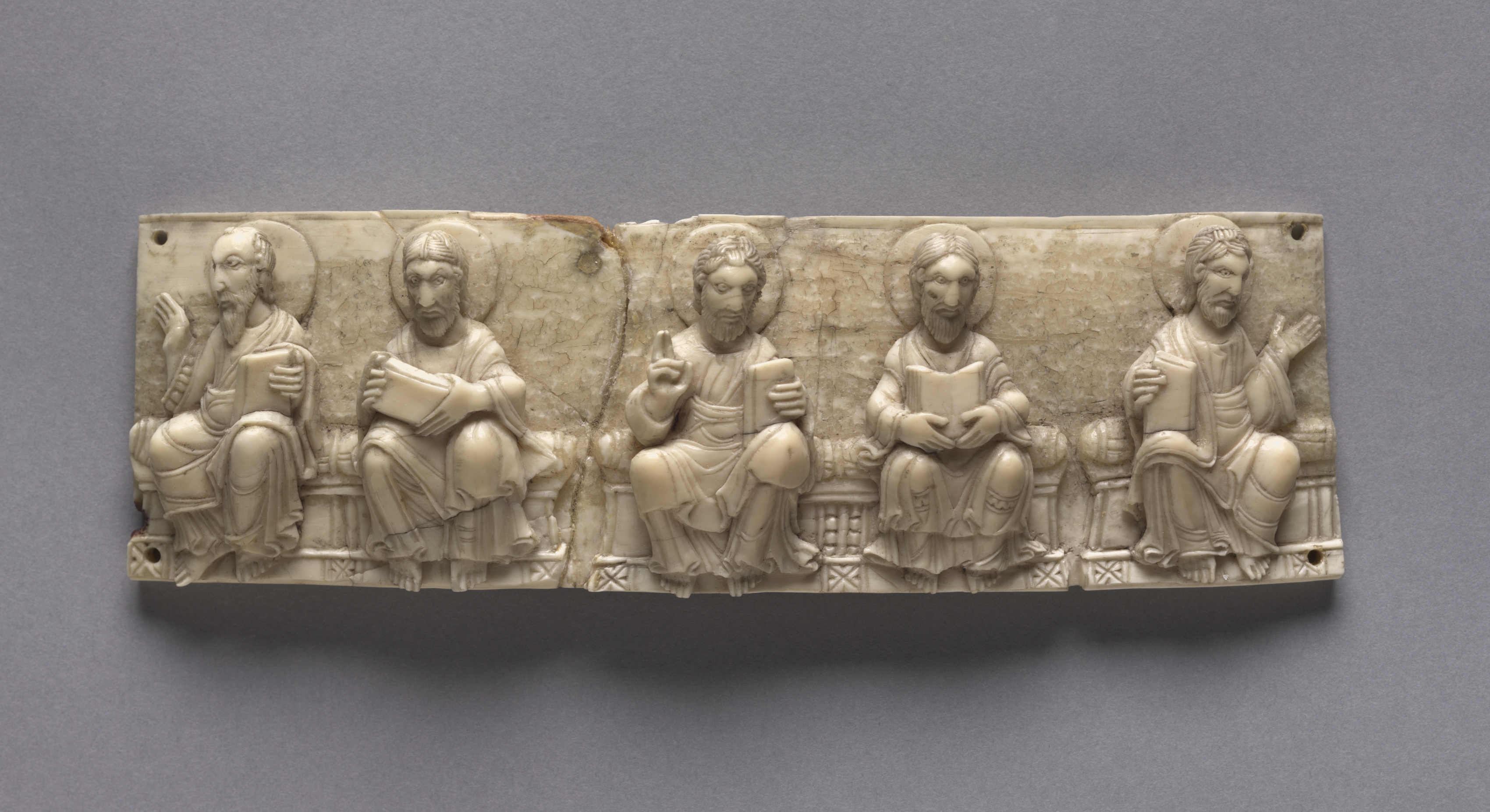 Plaque from a Portable Altar: Christ and the Apostles