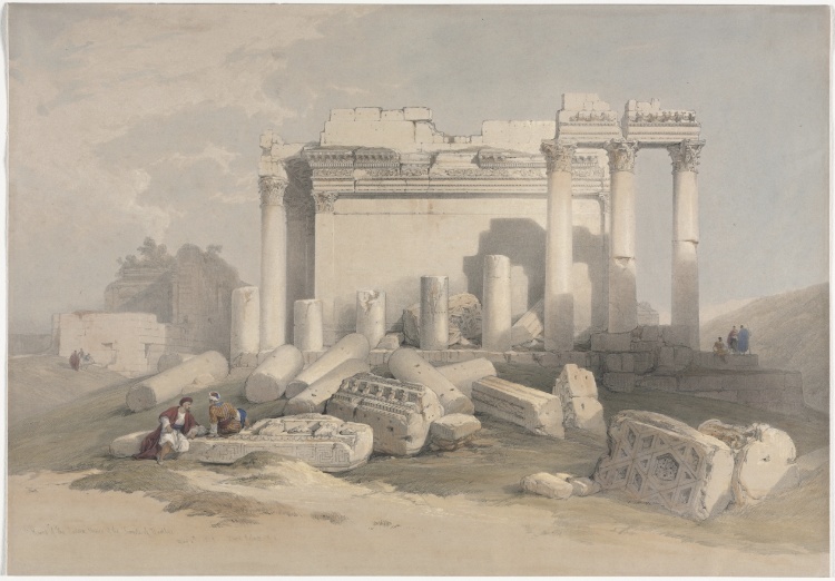 Ruins of the Eastern Portico of the Temple of Baalbec
