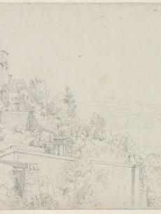 Romulus and Remus Found by Faustulus (recto) Concentric Circles (verso ...