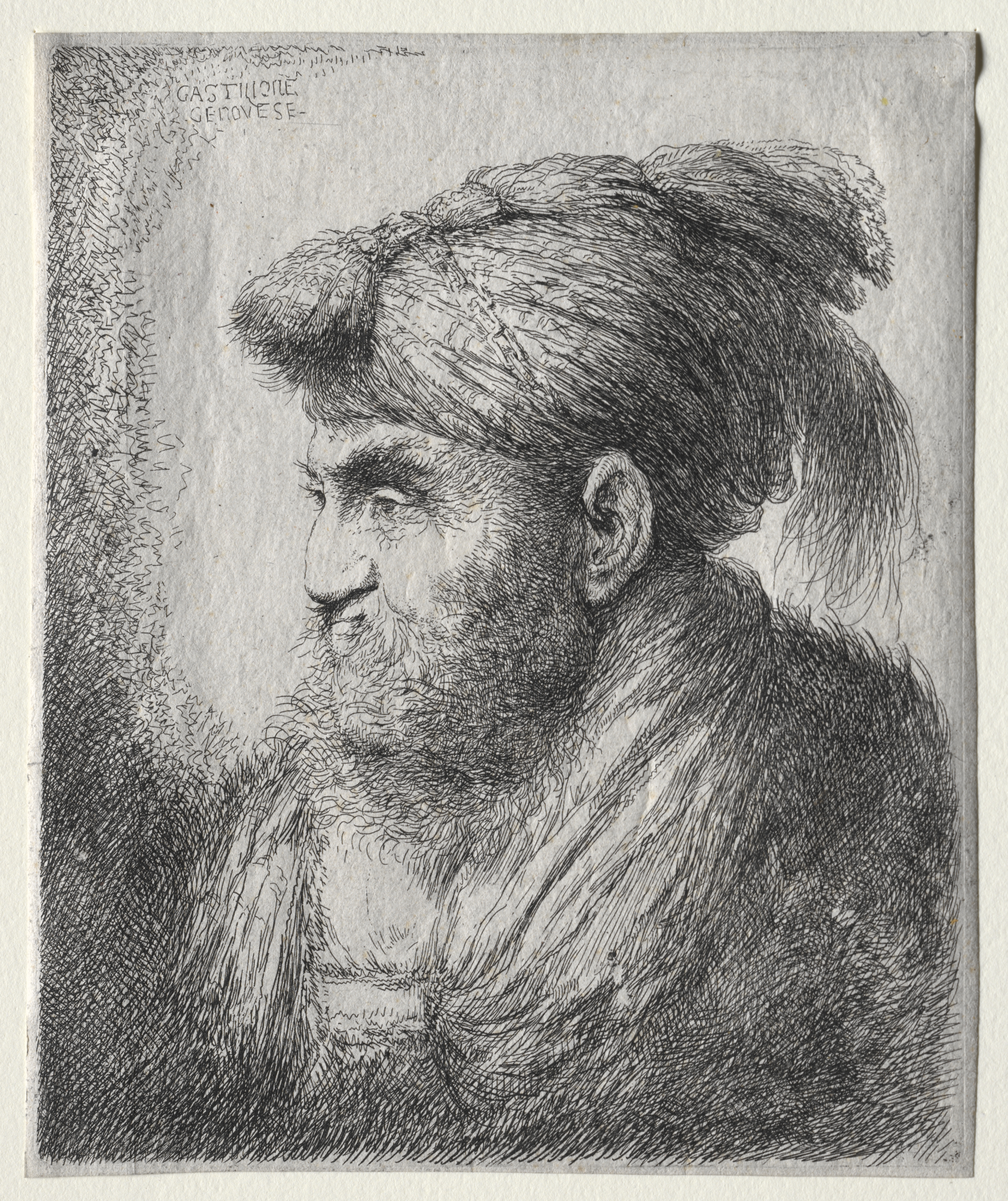 Head of a Man in Oriental Turban