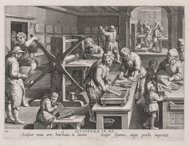 Sculptura in Aes, The Workshop of an Engraver