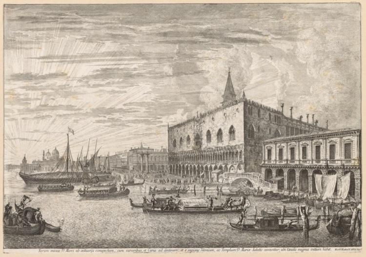 Views of Venice:  The Molo and S. M. Della Salute
