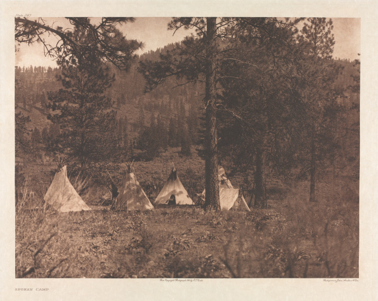 Portfolio VII, Plate 243: Spokan Camp
