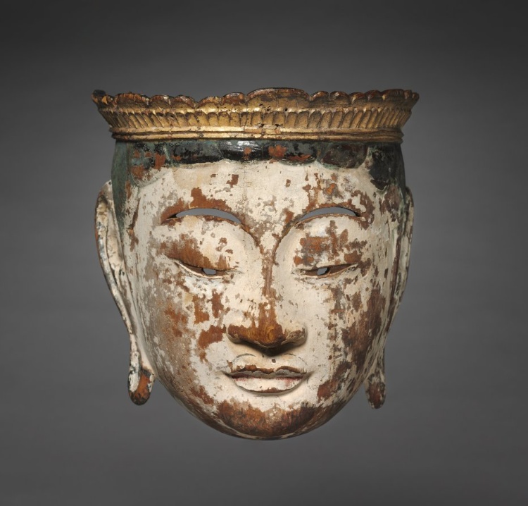 Processional Mask of a Bodhisattva