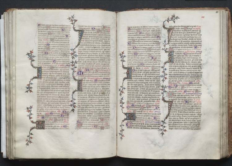 The Gotha Missal:  Fol. 81r, Text