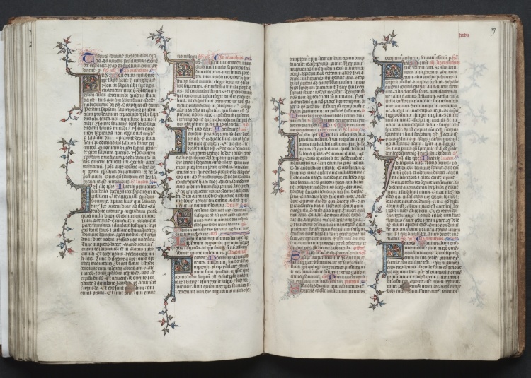 The Gotha Missal:  Fol. 89r, Text