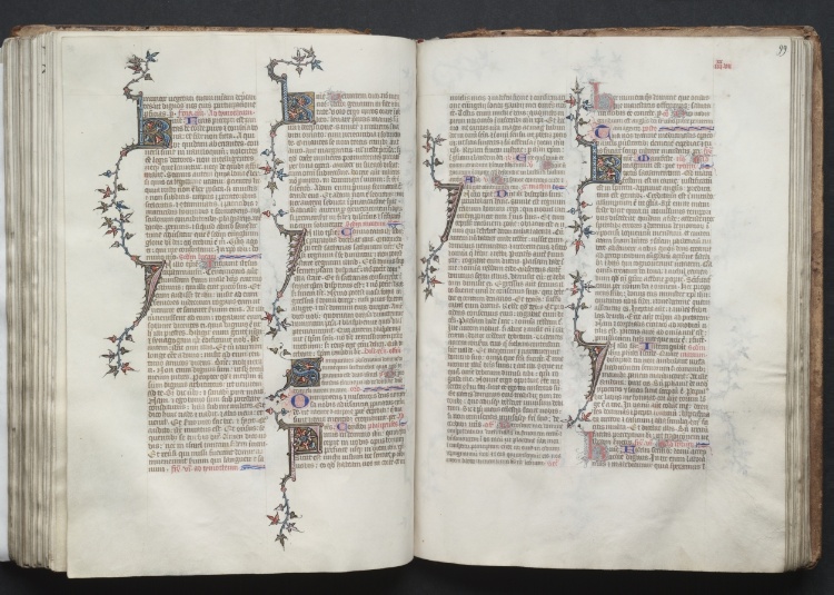The Gotha Missal:  Fol. 99r, Text
