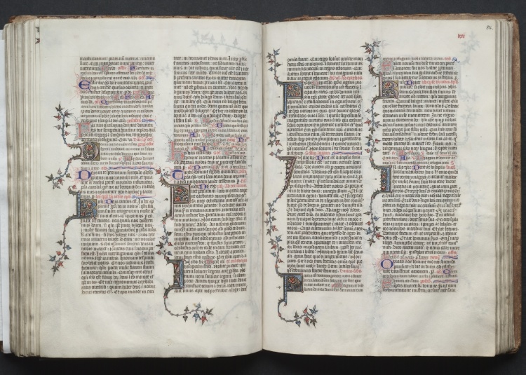 The Gotha Missal:  Fol. 84r, Text