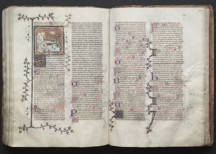 The Gotha Missal:  Fol. 123r, Text