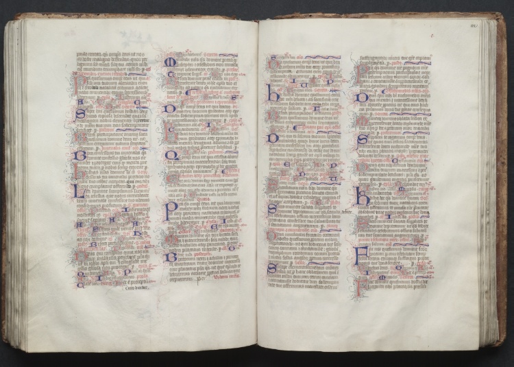 The Gotha Missal:  Fol. 112r, Text