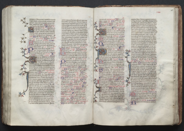 The Gotha Missal:  Fol. 125v, Text