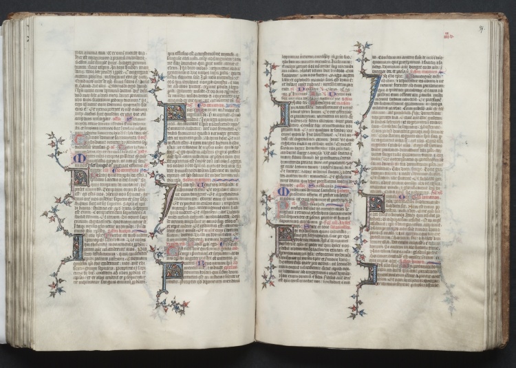 The Gotha Missal:  Fol. 96v, Text