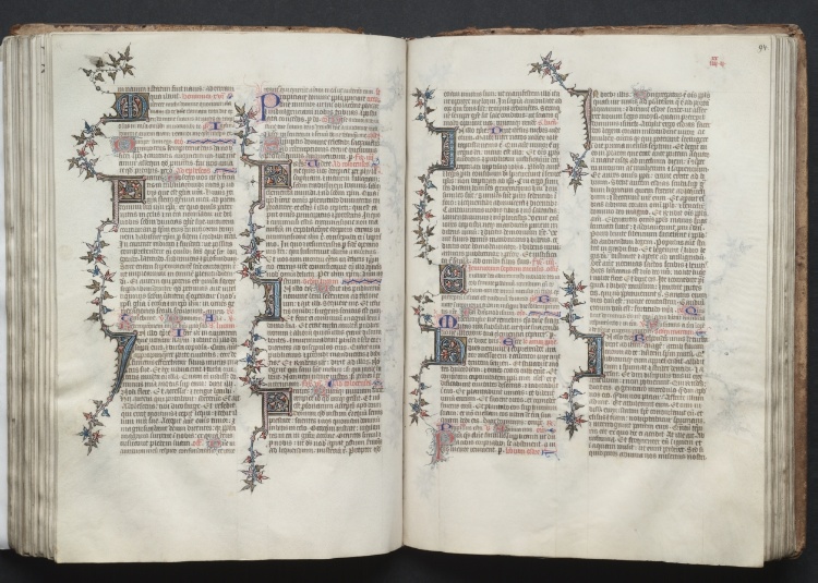 The Gotha Missal:  Fol. 93v, Text