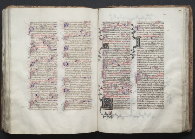 The Gotha Missal:  Fol. 112v, Text