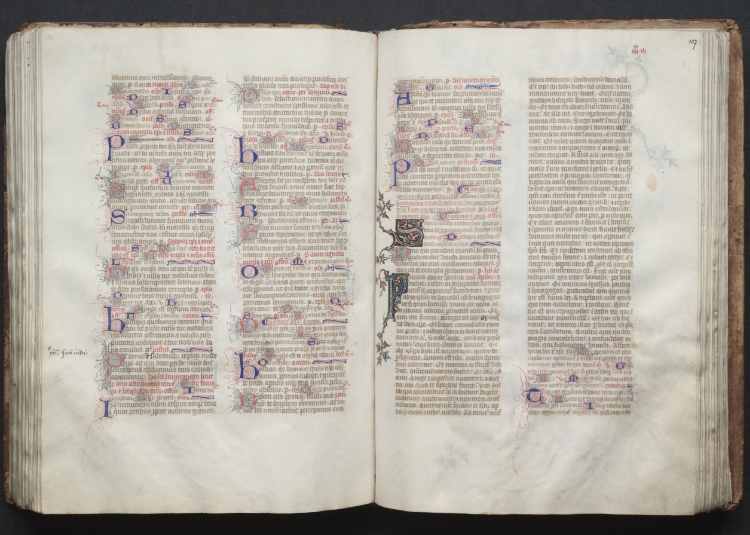 The Gotha Missal:  Fol. 107r, Text