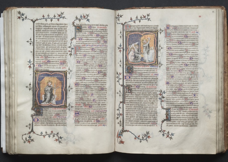 The Gotha Missal:  Fol. 83r, Corpus Domini