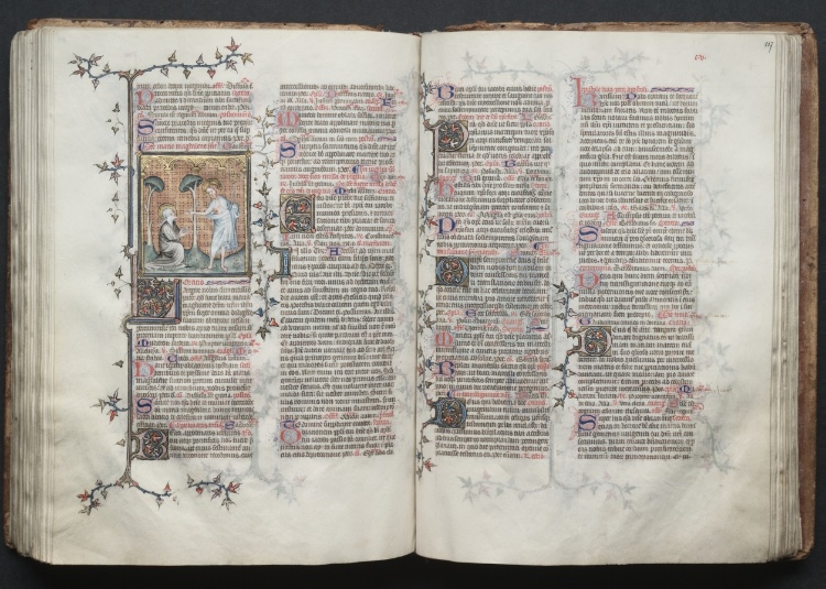 The Gotha Missal:  Fol. 117r, Text