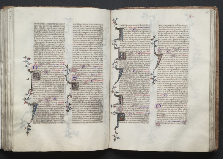 The Gotha Missal:  Fol. 98r, Text